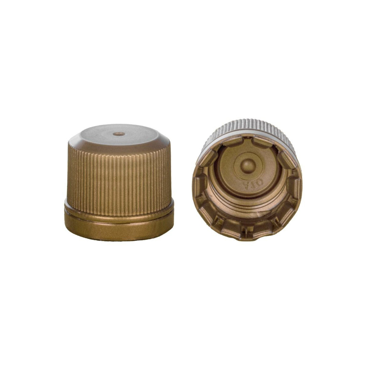Linerless Tamper Evident Airline Caps - Gold (18mm) – General Bottle Supply
