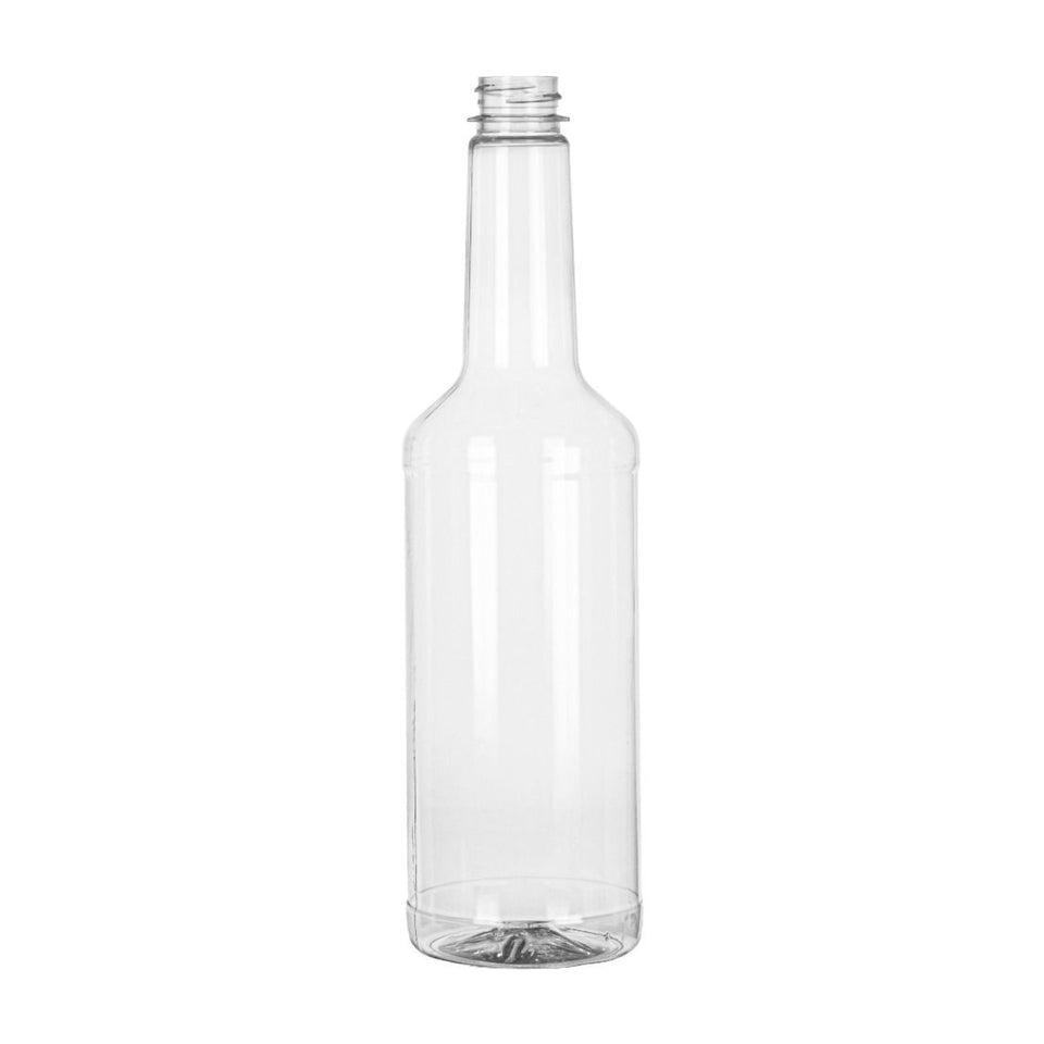 750 ml Long Neck Bar Mix PET Bottles - Clear - Plastic Bottle | General Bottle Supply