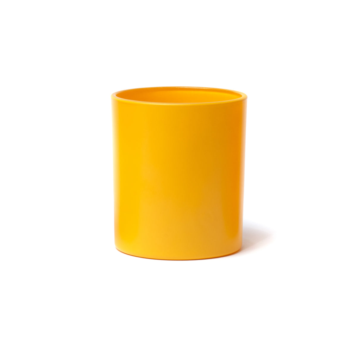 10oz Glass Candle Jar - Matte Orange (Mustard) - Glass Jar | General Bottle Supply