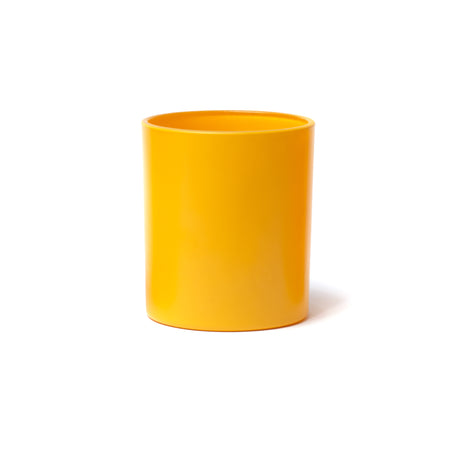 10oz Glass Candle Jar - Matte Orange (Mustard) - Glass Jar | General Bottle Supply