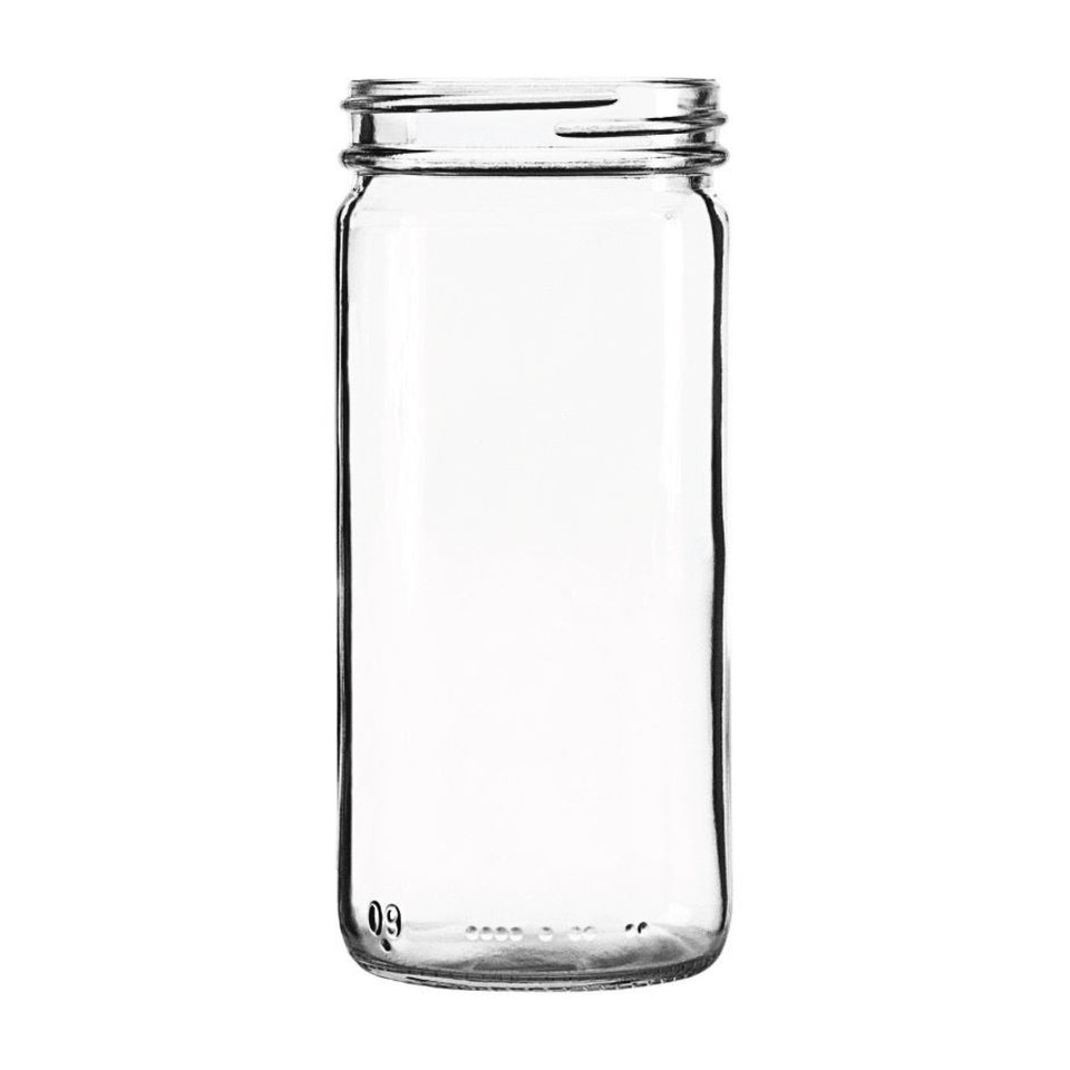 8 oz Paragon Jars - Continuous Thread - Glass Jar | General Bottle Supply