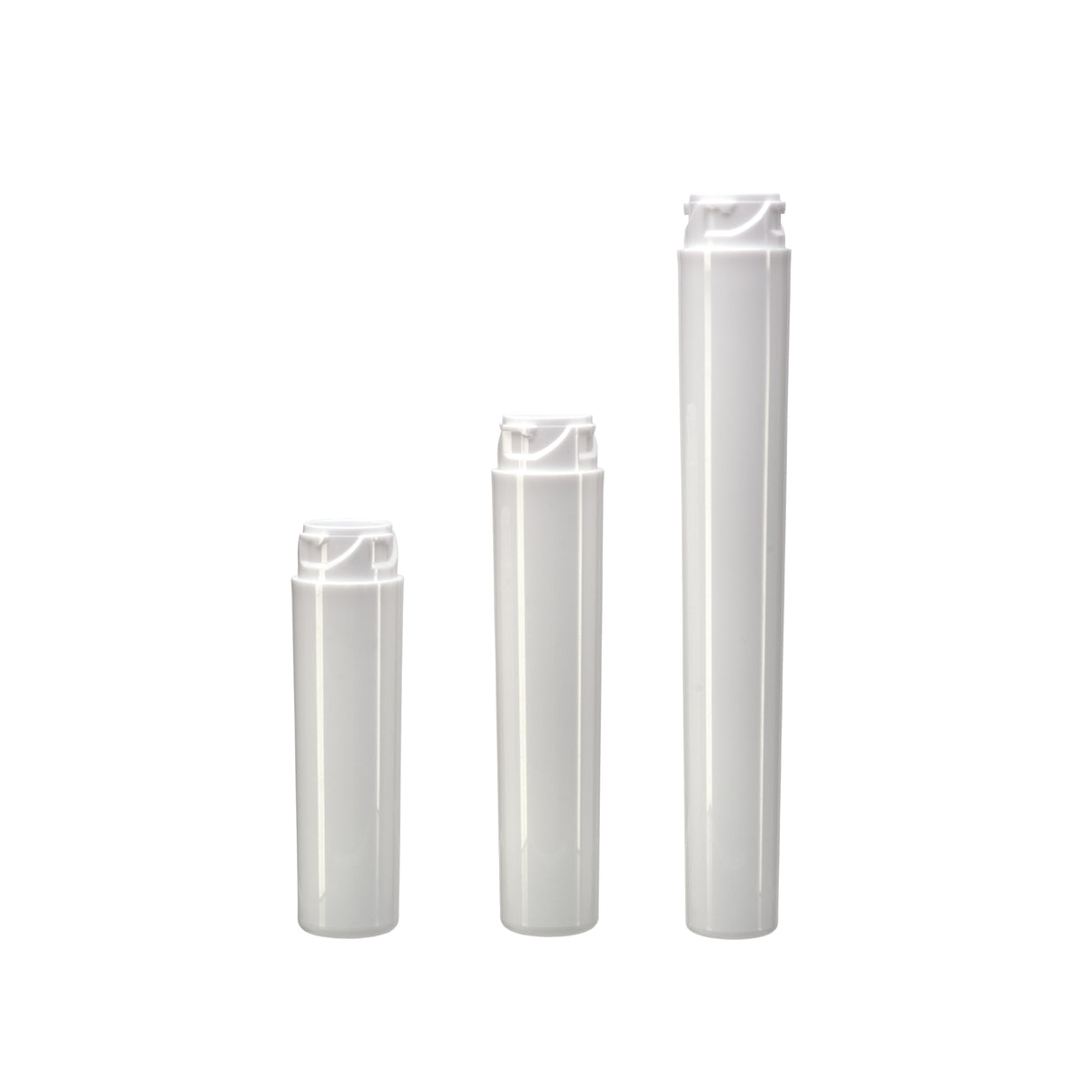 2.7" Tall 8 ml PP Tube (16mm) - White - Plastic Tube | General Bottle Supply
