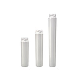 2.7" Tall 8 ml PP Tube (16mm) - White - Plastic Tube | General Bottle Supply