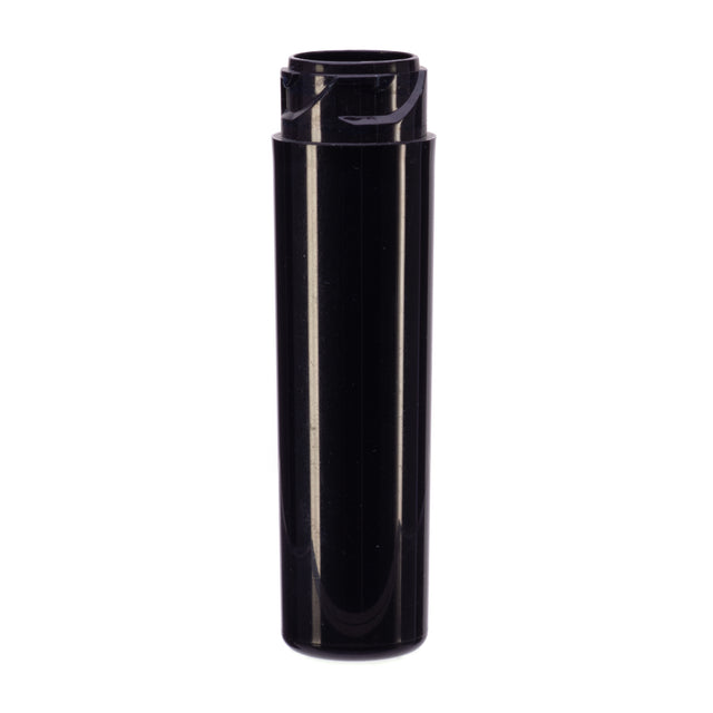 2.7" Tall 8 ml PP Tube (16mm) - Black - Plastic Tube | General Bottle Supply