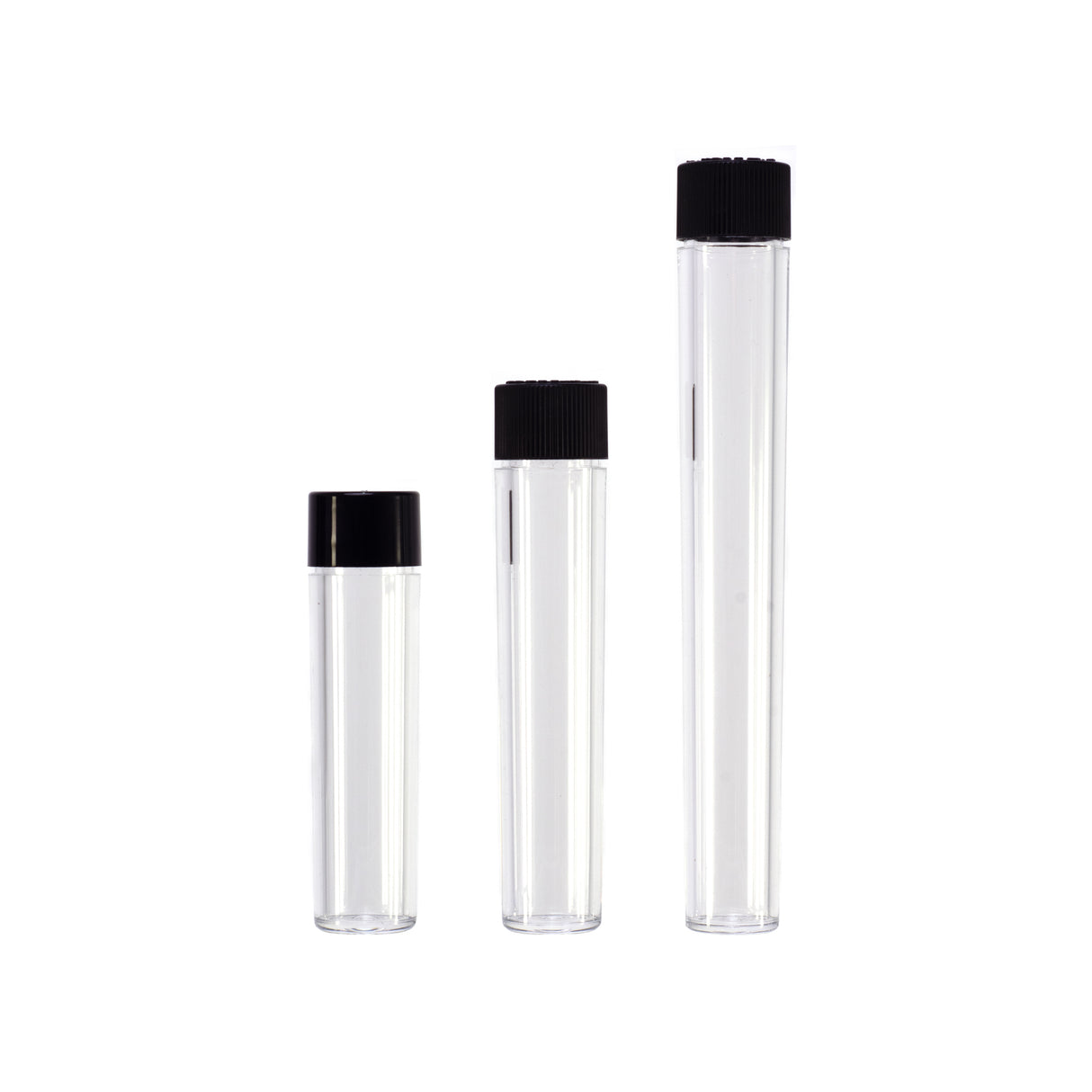 2.7" Tall 8 ml PS Tube (16mm) - Clear - Plastic Tube | General Bottle Supply