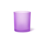 10oz Glass Candle Jar - Purple Frosted - Glass Jar | General Bottle Supply