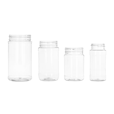 1 Gallon Round PET Plastic Jars - Clear - Plastic Jar | General Bottle Supply