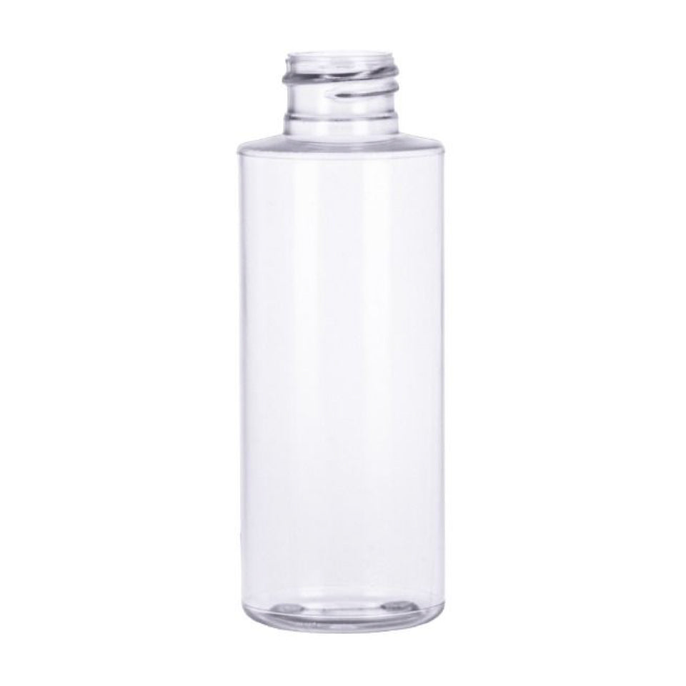 4 oz Cylinder Round PVC Bottles - Clear - Plastic Bottle | General Bottle Supply