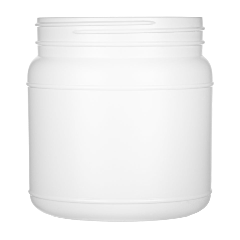 1000 cc Round Packer HDPE Bottles - White - Plastic Bottle | General Bottle Supply