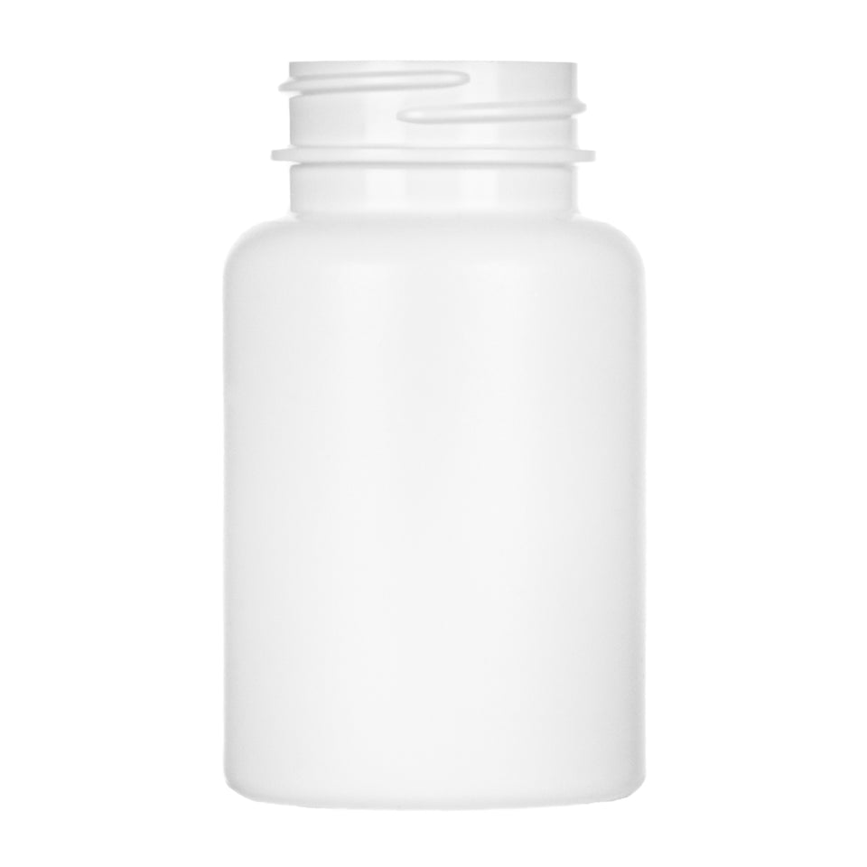 120 cc Round Packer HDPE Bottles - White - Plastic Bottle | General Bottle Supply