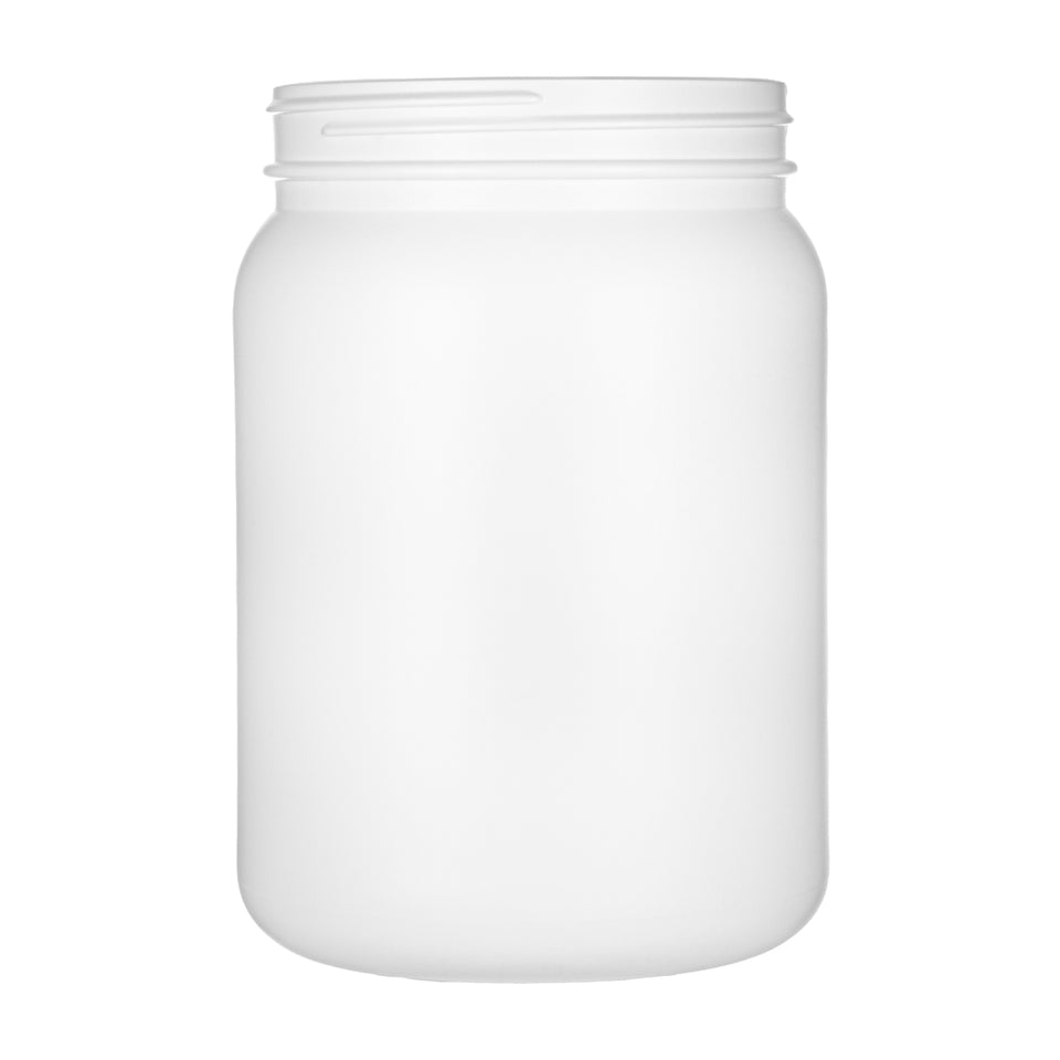 1500 cc Round Packer HDPE Bottles - White - Plastic Bottle | General Bottle Supply