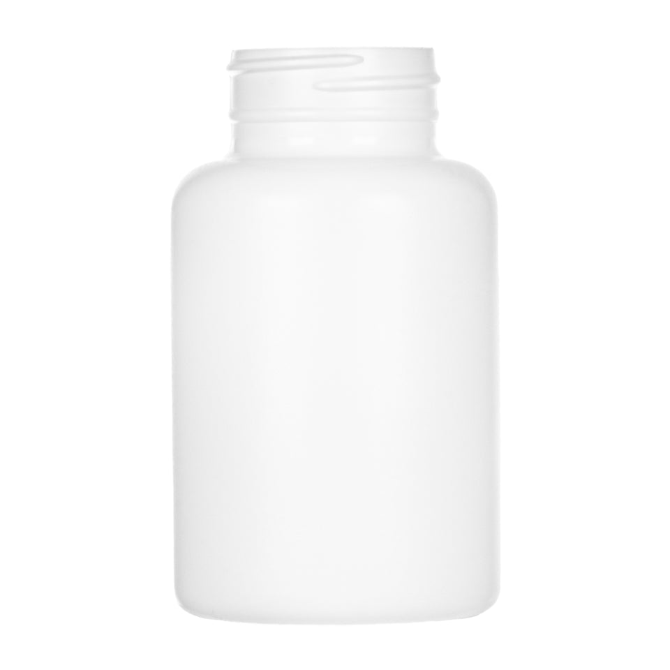 175 cc Round Packer HDPE Bottles - White - Plastic Bottle | General Bottle Supply