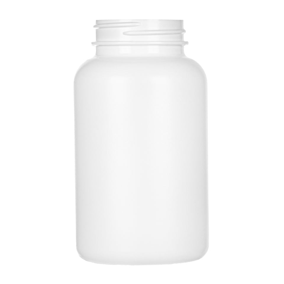 275 cc Round Packer HDPE Bottles - White - Plastic Bottle | General Bottle Supply