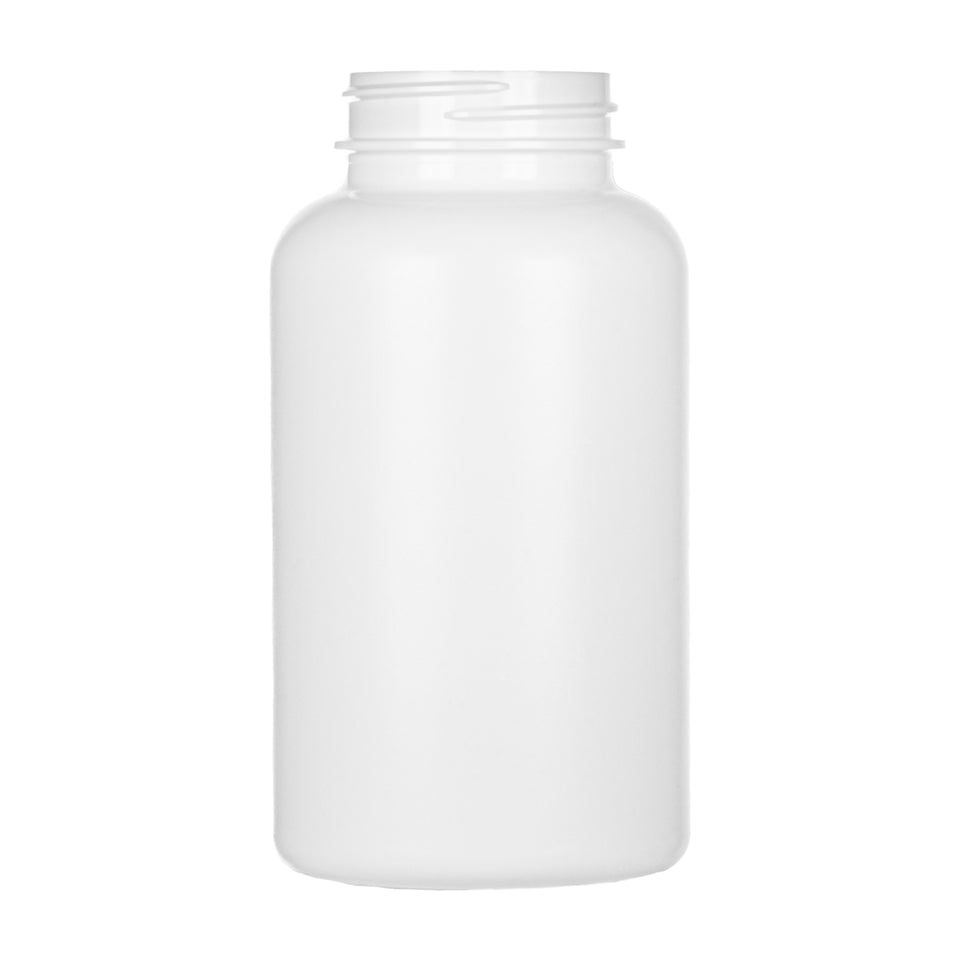 300 cc Round Packer HDPE Bottles - White - Plastic Bottle | General Bottle Supply