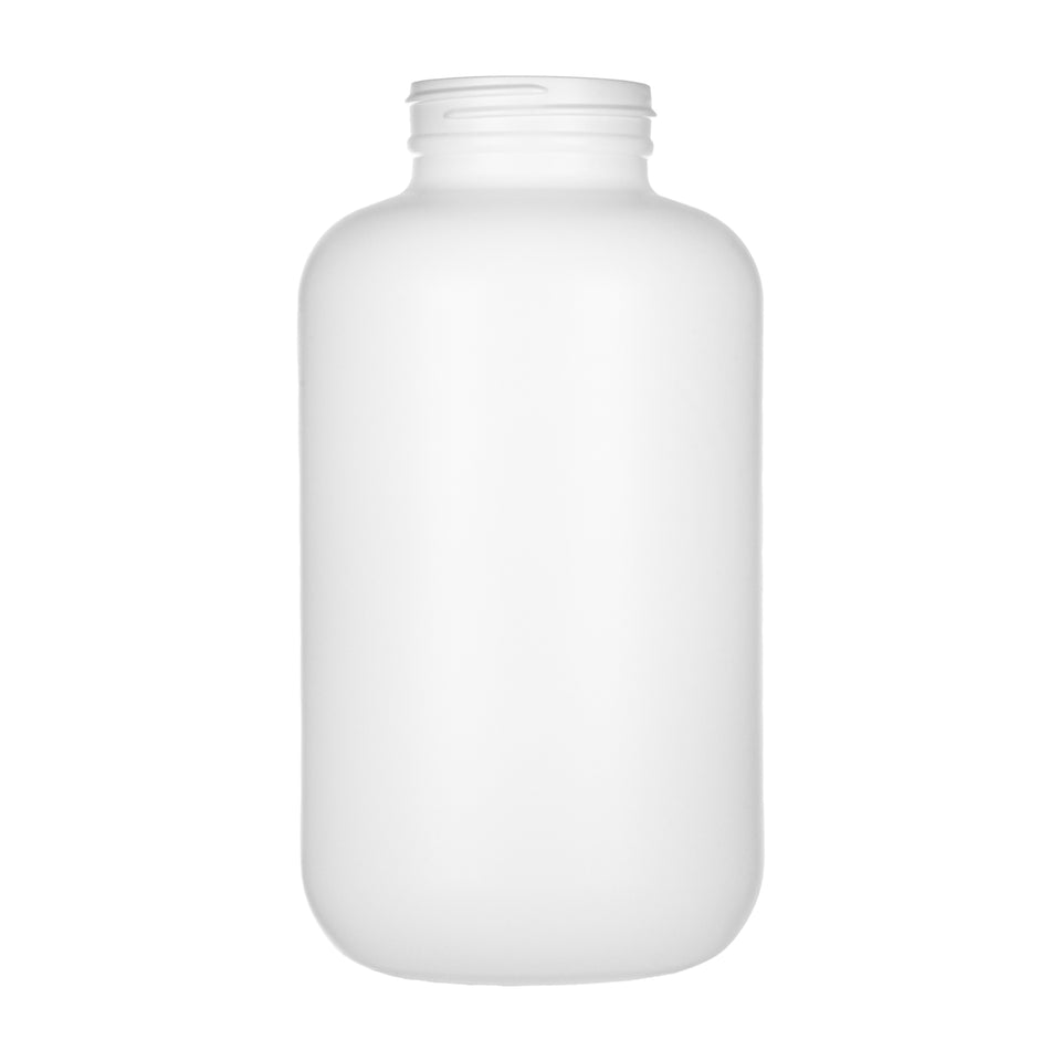 950 cc Round Packer HDPE Bottles - White - Plastic Bottle | General Bottle Supply