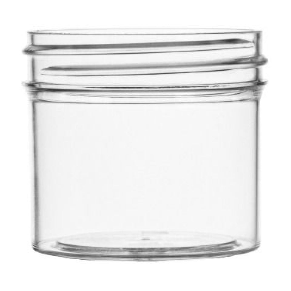 2 oz Single Wall Jar PS - Clear - Plastic Jar | General Bottle Supply
