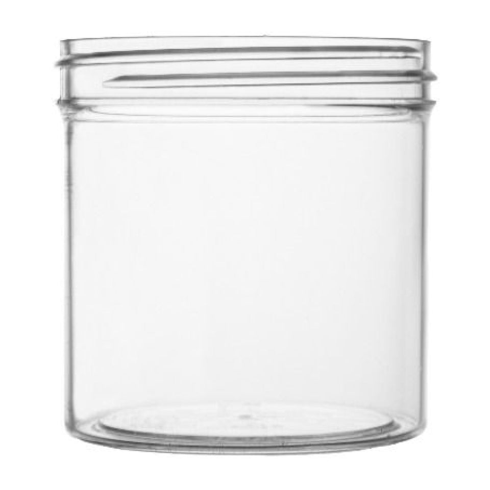 6 oz Single Wall Jar PS - Clear - Plastic Jar | General Bottle Supply