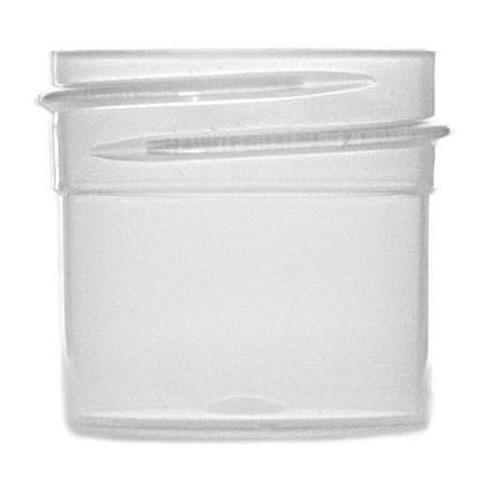 0.25 oz Single Wall Polypropylene - Natural - Plastic Jar | General Bottle Supply