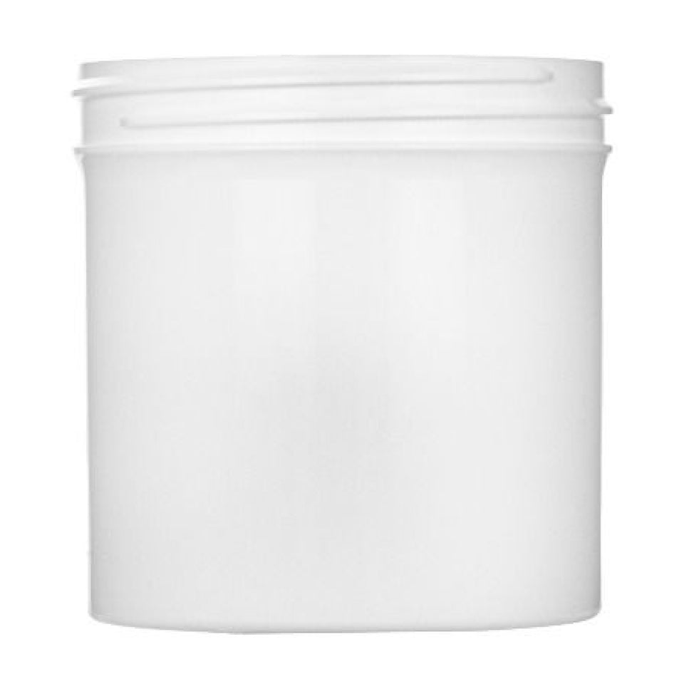 6 oz Single Wall Polypropylene - White - Plastic Jar | General Bottle Supply