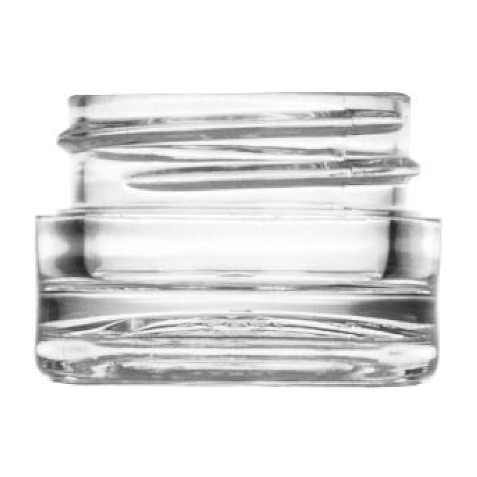 0.125 oz Thick Wall Plastic Jar Polystyrene - Clear - Plastic Jar | General Bottle Supply