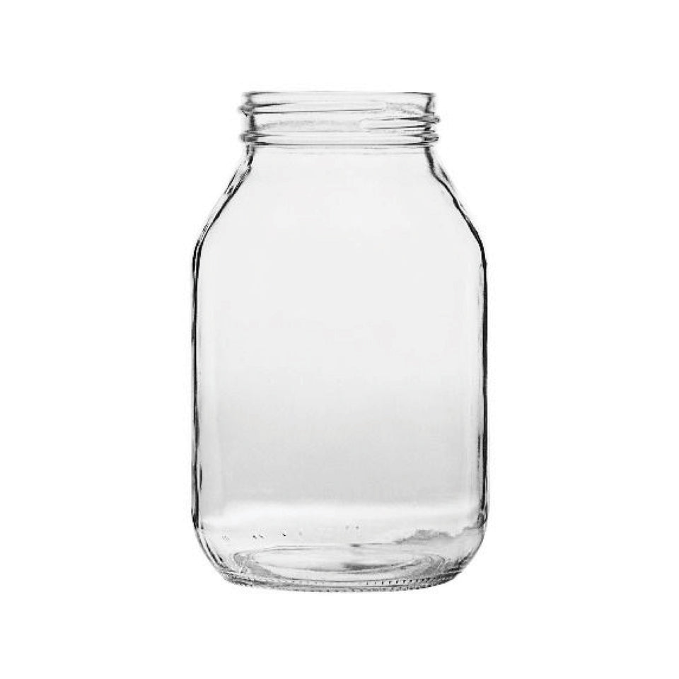 32 oz Universal Glass Jar - Flint - Glass Jar | General Bottle Supply