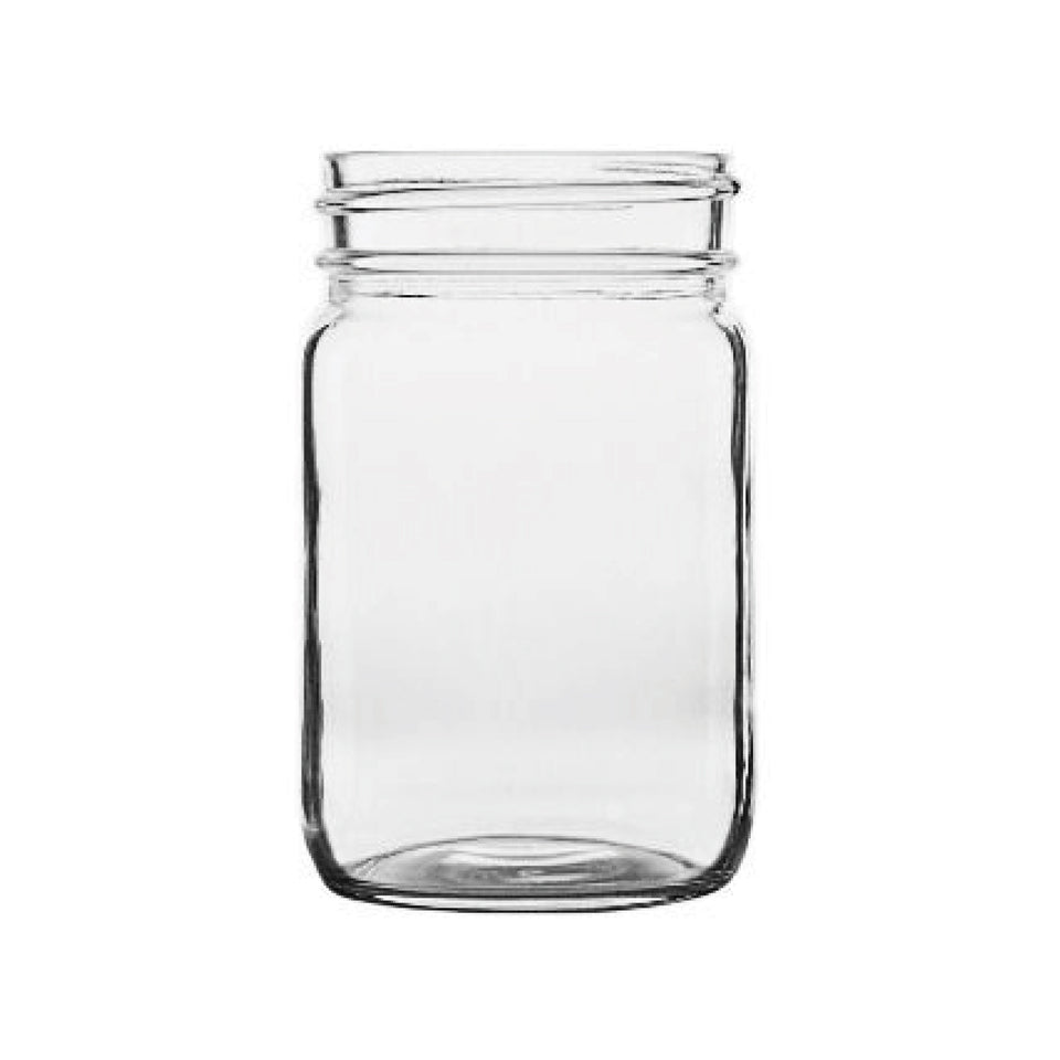 12 oz Universal Glass Jar - Flint - Glass Jar | General Bottle Supply