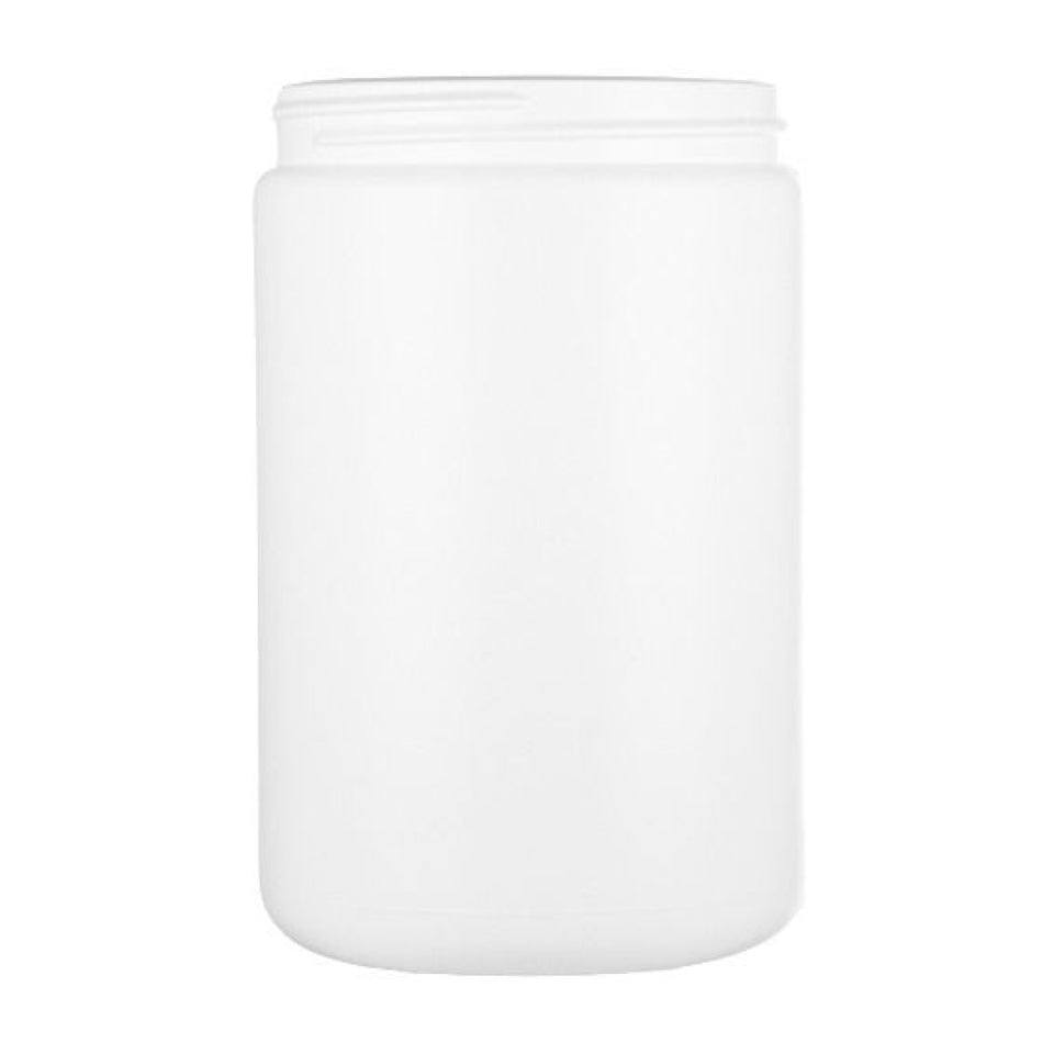 25 oz Wide Mouth HDPE Jars - White - Plastic Jar | General Bottle Supply