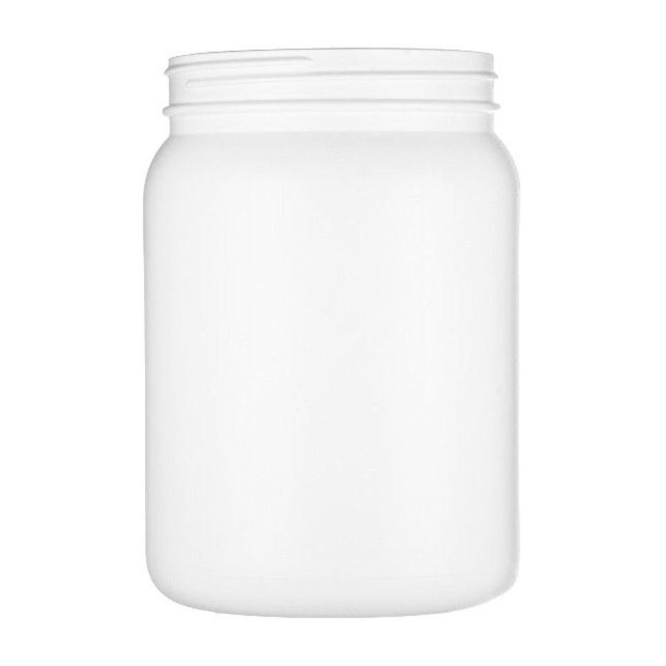 64 oz Wide Mouth HDPE Jars - White - Plastic Jar | General Bottle Supply