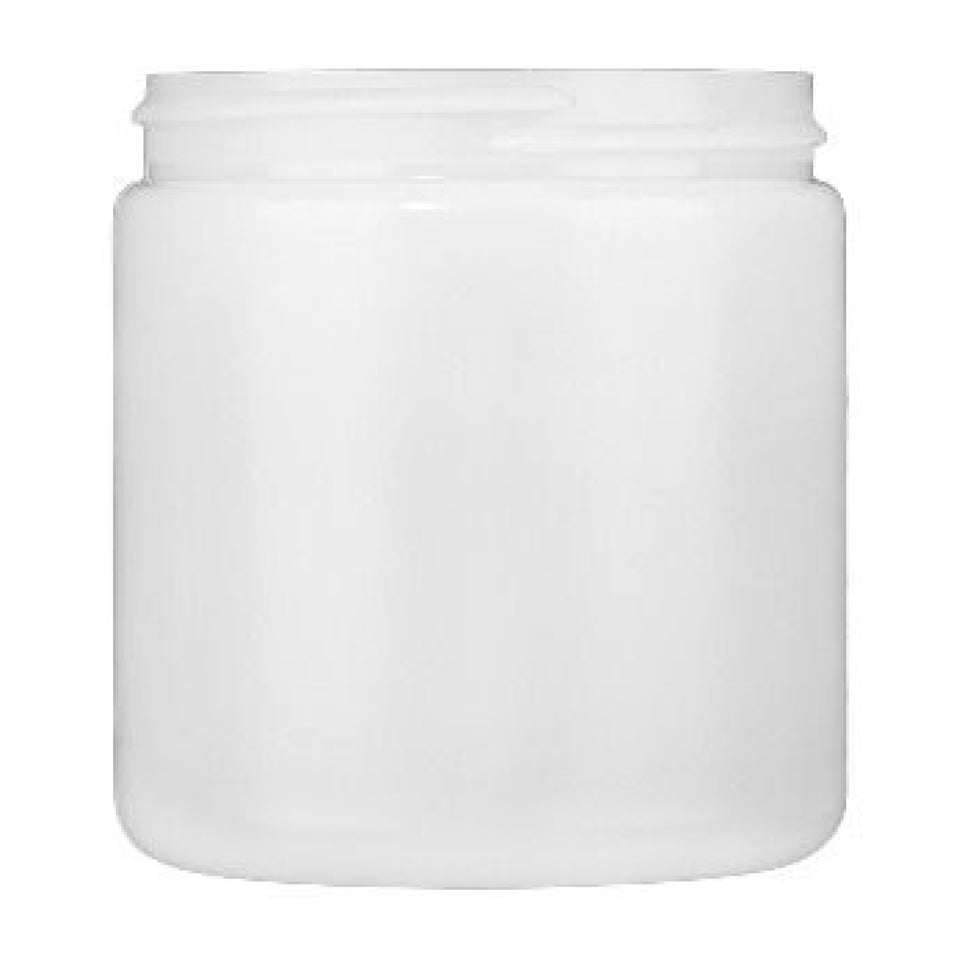 8 oz Wide Mouth HDPE Jars - Natural - Plastic Jar | General Bottle Supply