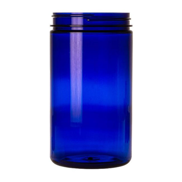 16 oz Wide Mouth PET Jars - Blue - Plastic Jar | General Bottle
