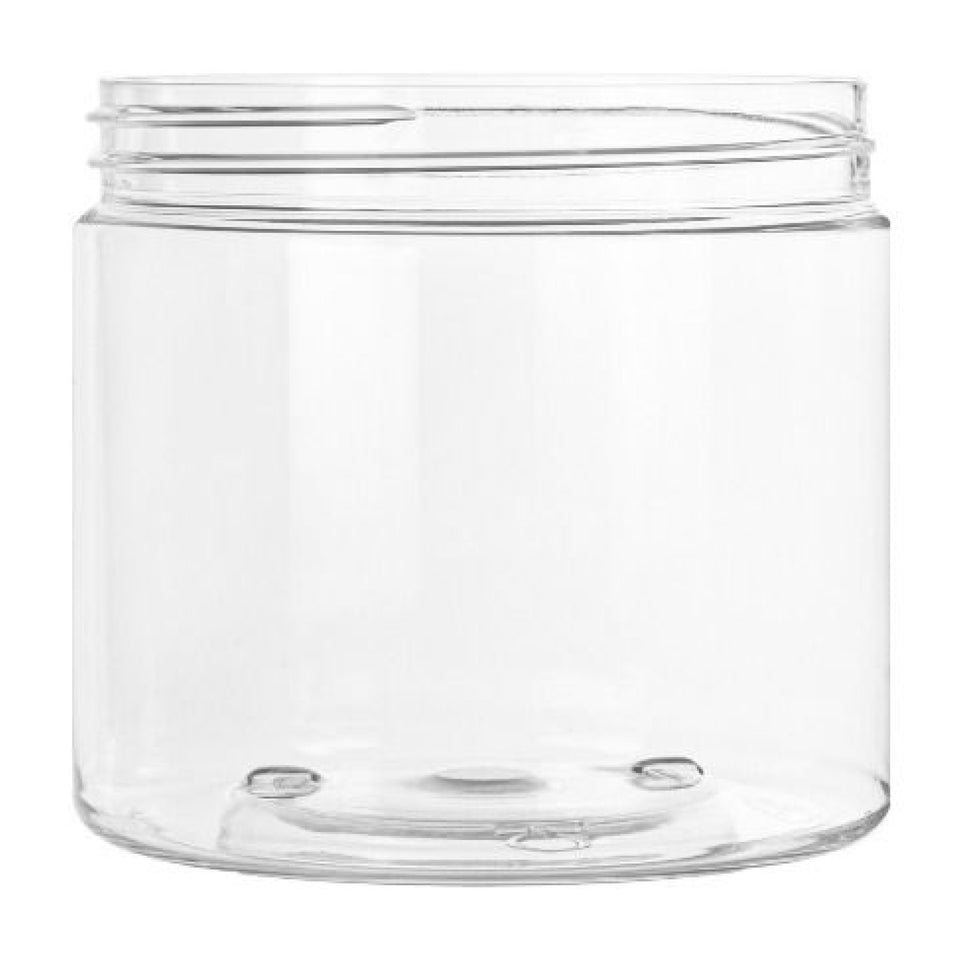 16 oz Wide Mouth PET Jars - Clear - Plastic Jar | General Bottle Supply