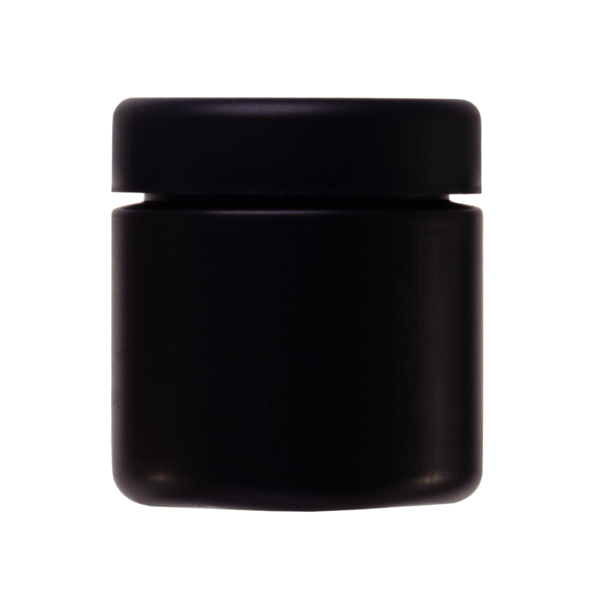 4oz Extra-Wide HDPE Jar (53/450) - Matte Black - Plastic Jar | General Bottle Supply