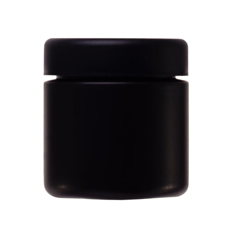 4oz Extra-Wide HDPE Jar (53/450) - Matte Black - Plastic Jar | General Bottle Supply