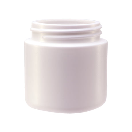 4oz Extra-Wide HDPE Jar (53/450) - Matte White - Plastic Jar | General Bottle Supply