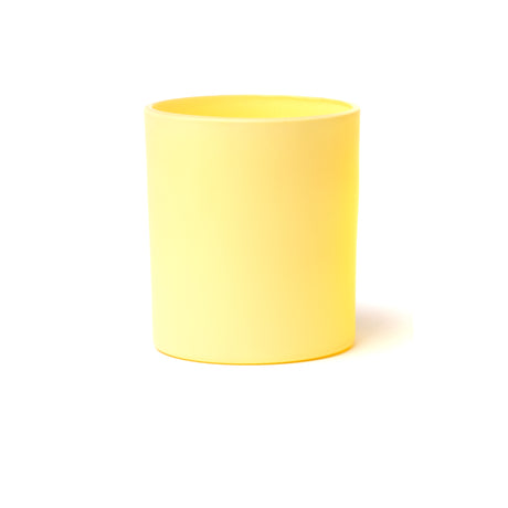 15oz Glass Candle Jar - Matte Yellow (Pastel) - Glass Jar | General Bottle Supply