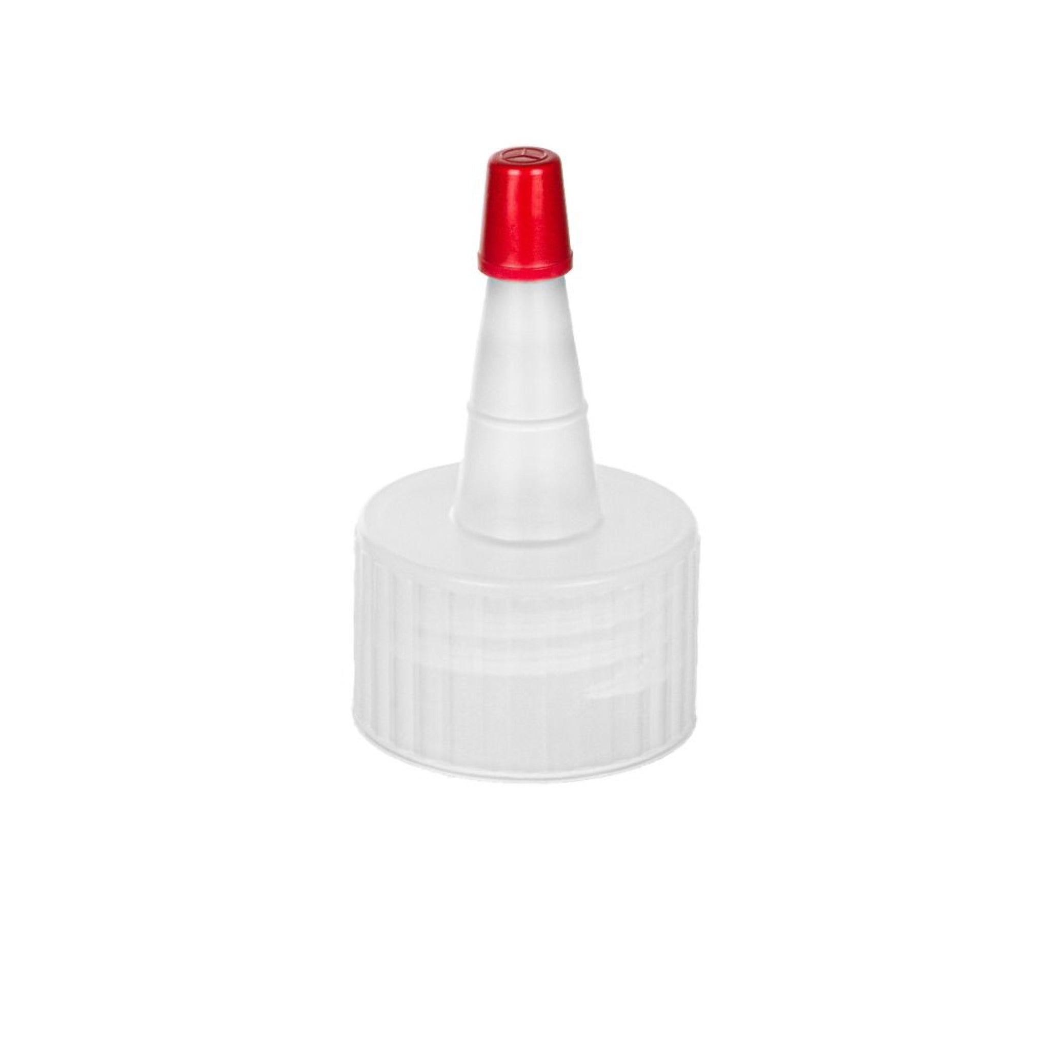Yorker (Spouted) Caps - No Hole With Red Tip (28/410) – General