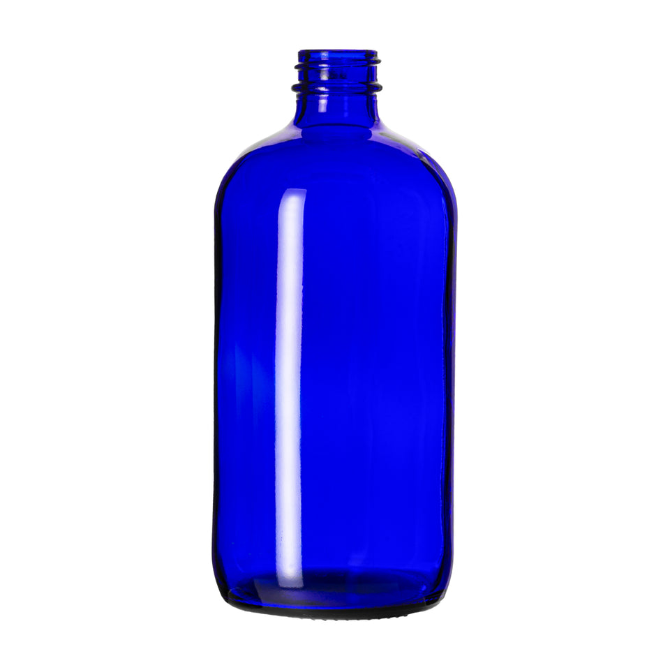 2 oz Boston Round Bottle - Cobalt Blue - Glass Bottle | General Bottle Supply