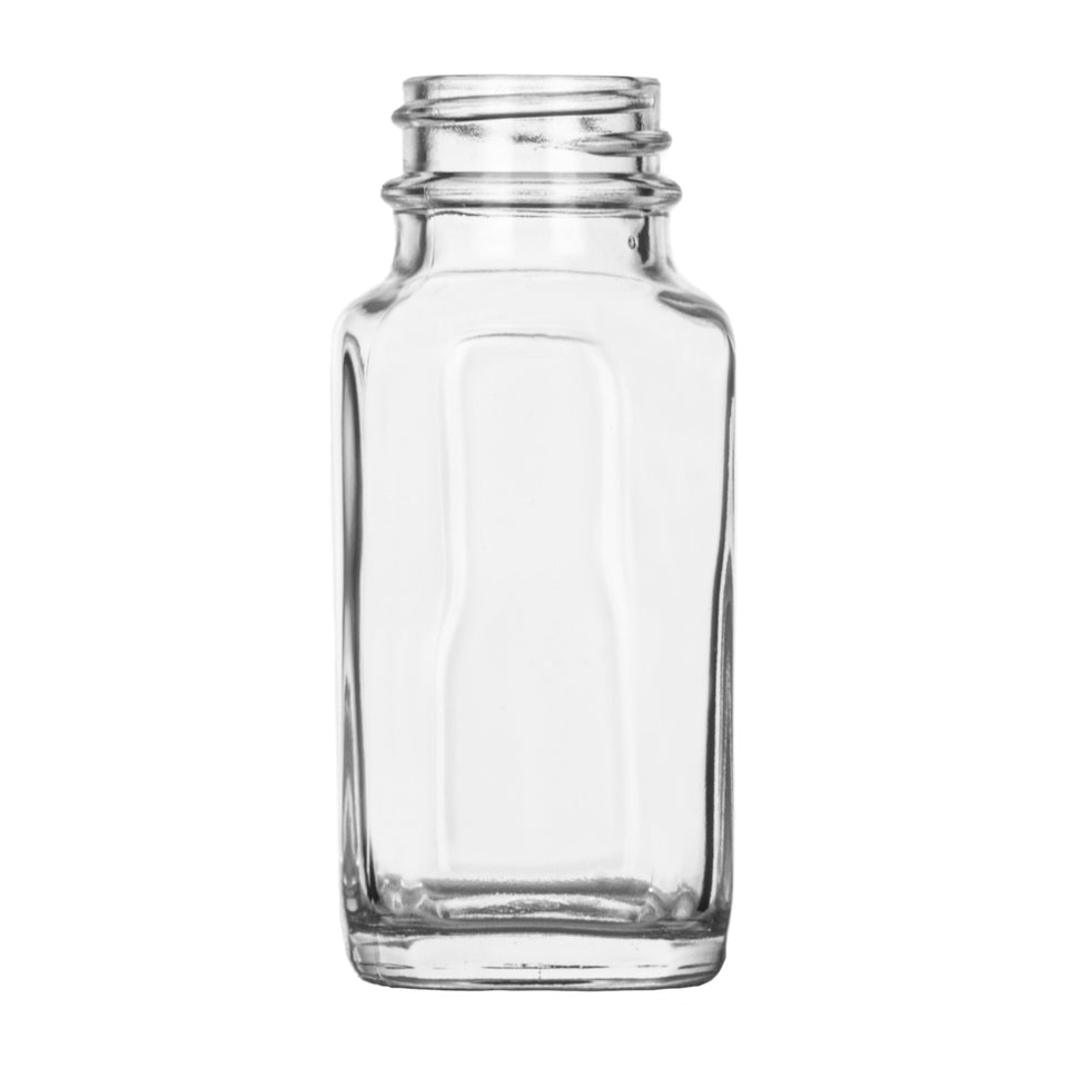 2 oz French Square Bottle - Glass Bottle | General Bottle Supply