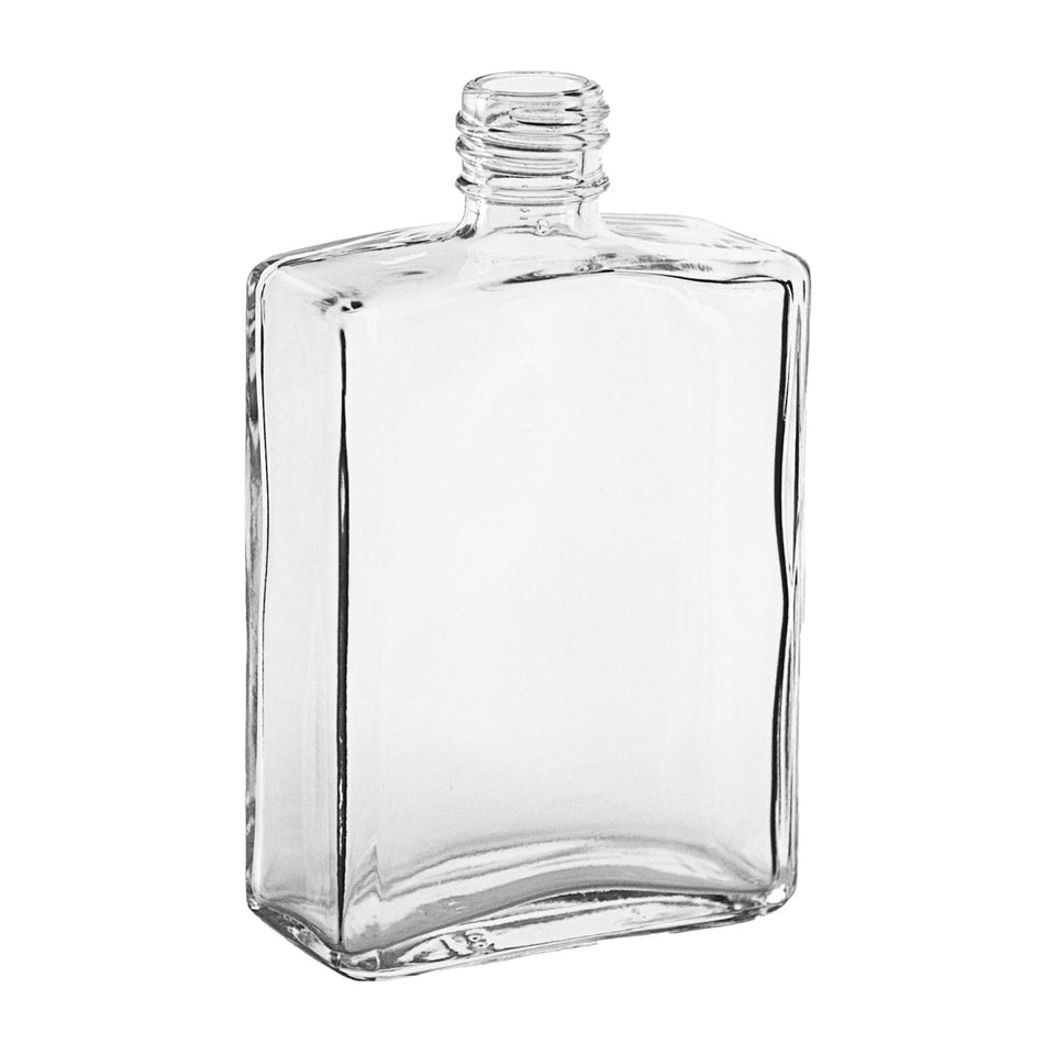 2 oz Rectangular Phoenix Cosmetic Container - Glass Bottle | General Bottle Supply