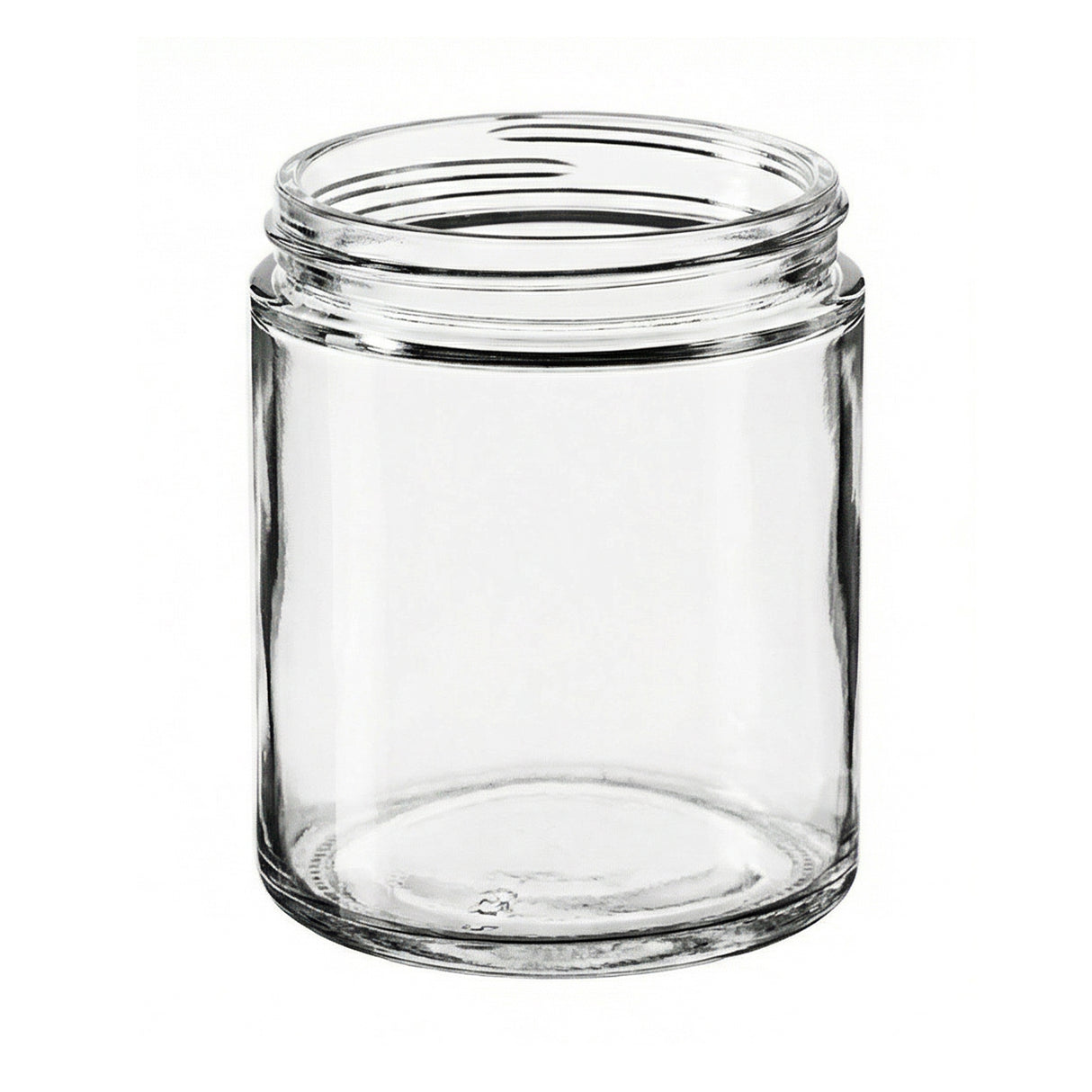6 oz Straight Sided Glass Jars - Flint - Glass Jar | General Bottle Supply