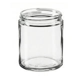 6 oz Straight Sided Glass Jars - Flint - Glass Jar | General Bottle Supply