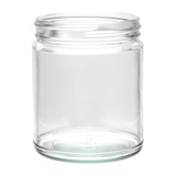9 oz Straight Sided Glass Jars - Flint (70/400)